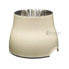 Dogit Bowl Durable Elevated Dish Small 300ml White